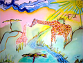Giraffe Love